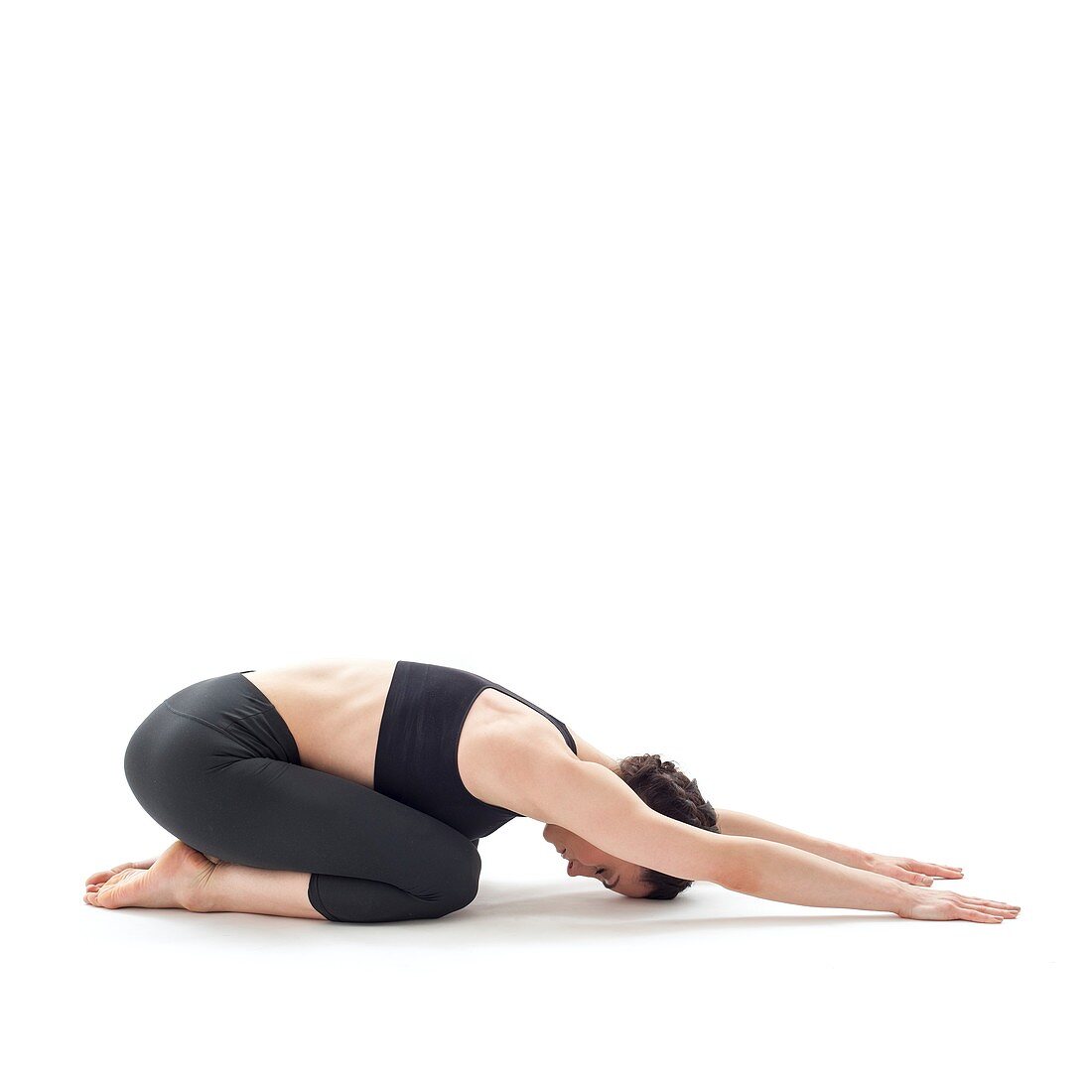 Woman practicing yoga