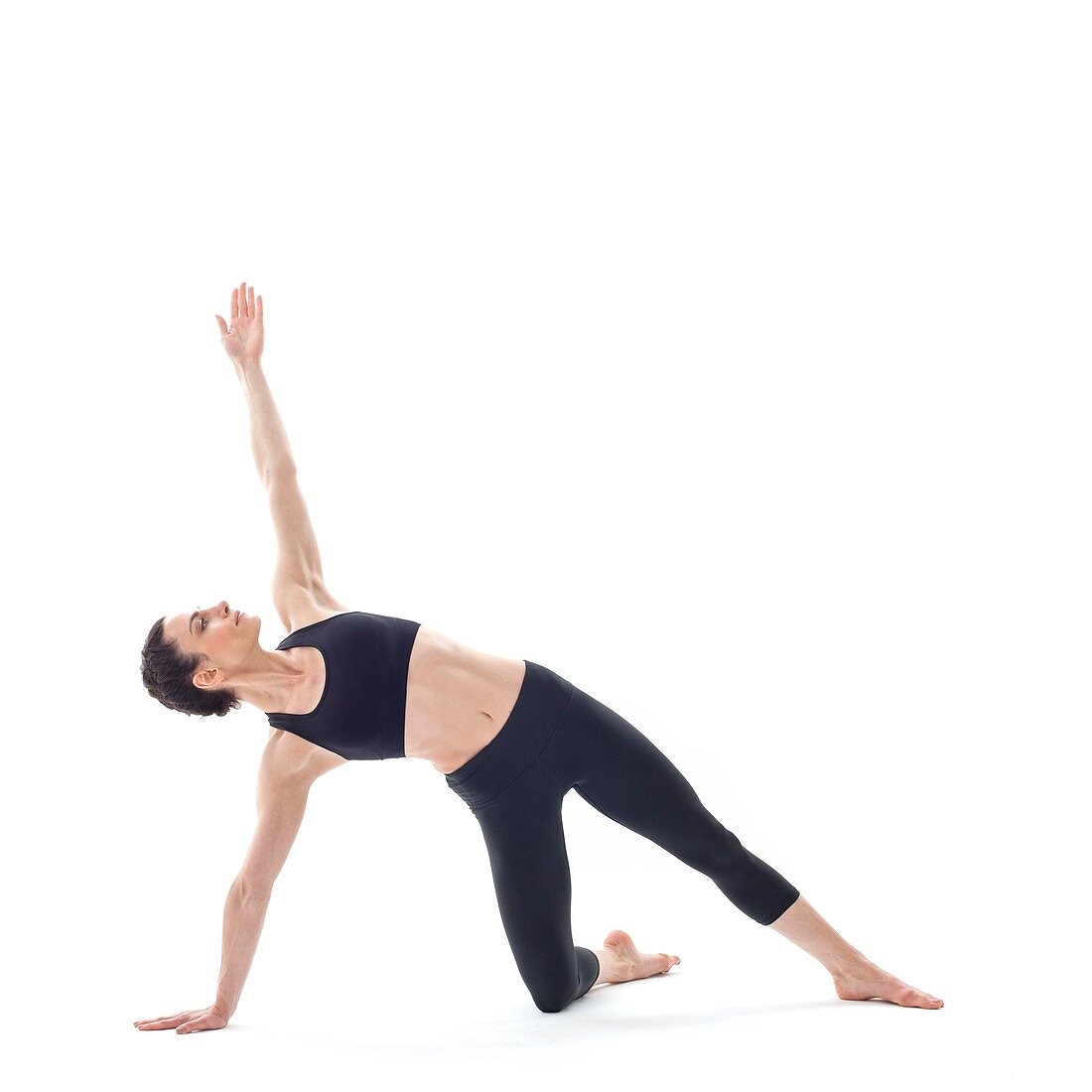 Woman practicing yoga