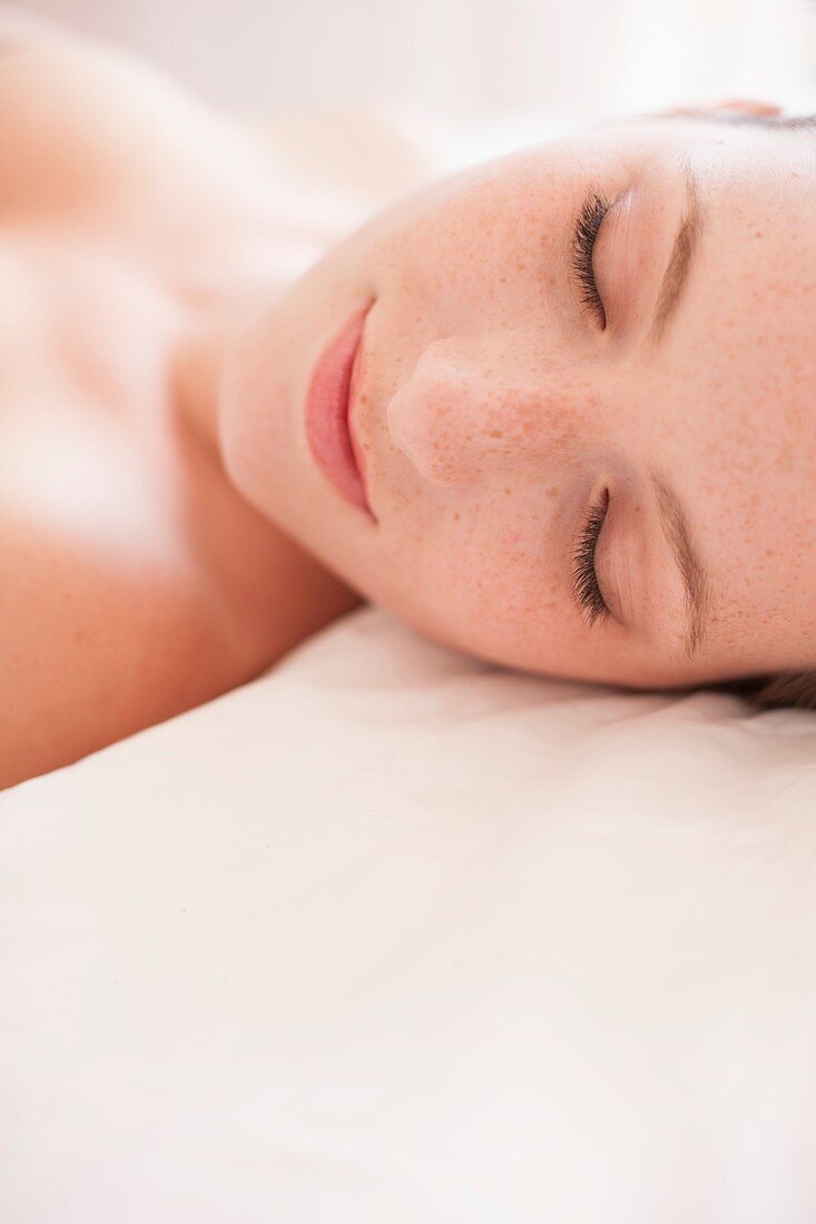 Young woman resting