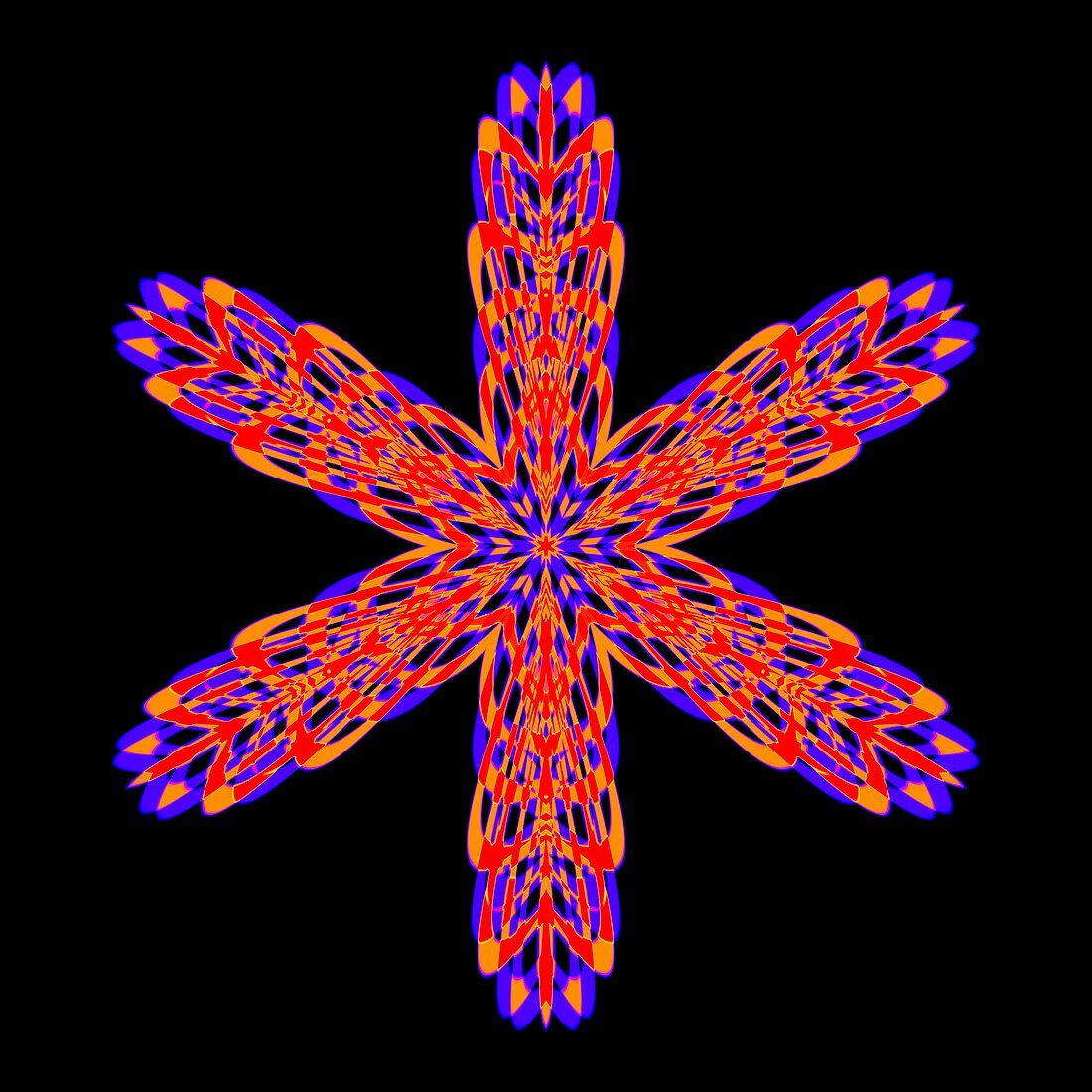 Snowflake pattern,artwork