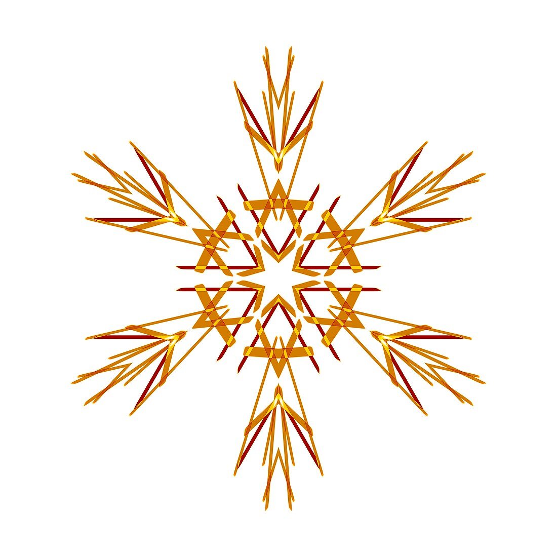 Snowflake pattern,artwork