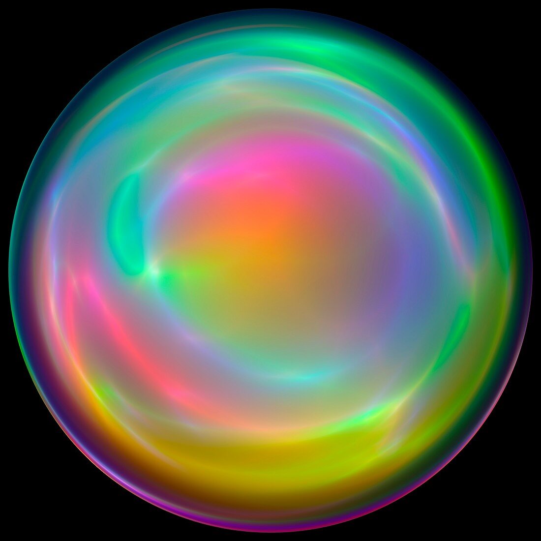 Multicoloured sphere,artwork