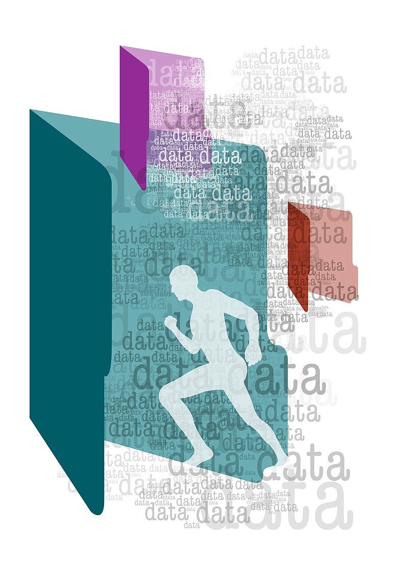 Data protection conceptual artwork