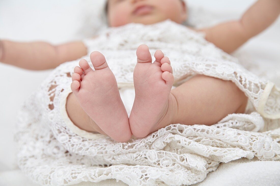 Baby girl's feet