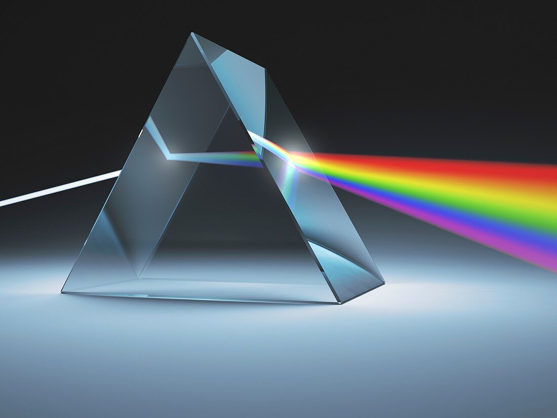 Prism and rainbow,artwork