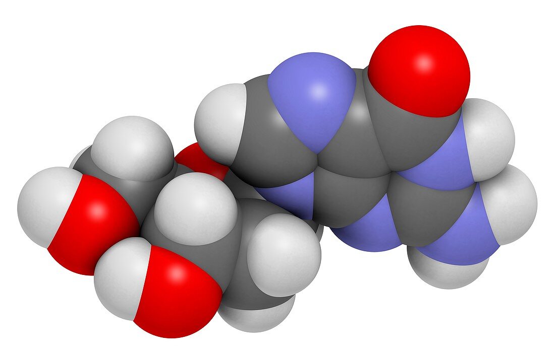 Deoxyguanosine nucleoside molecule