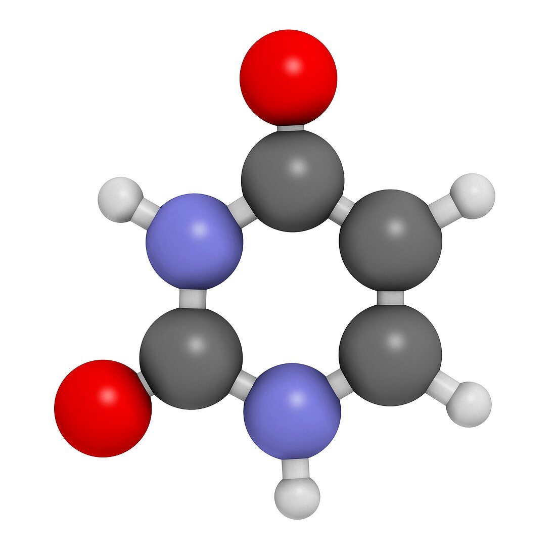 Uracil nucleobase molecule