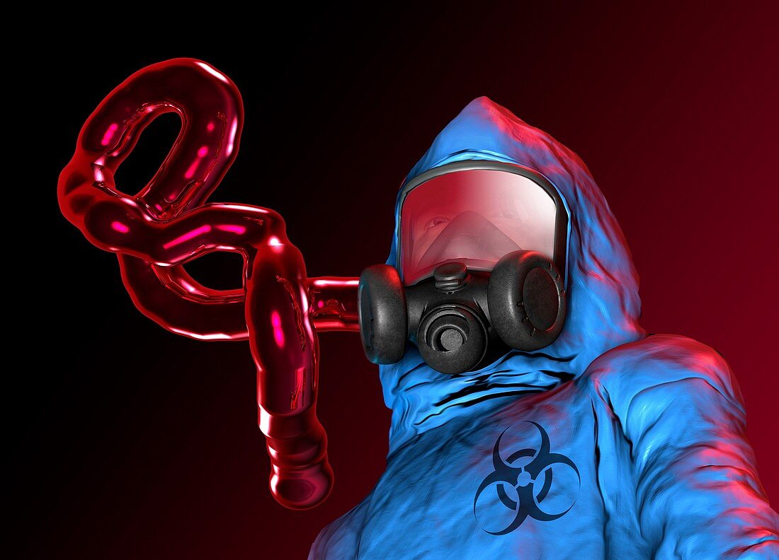 Ebola epidemic,conceptual artwork