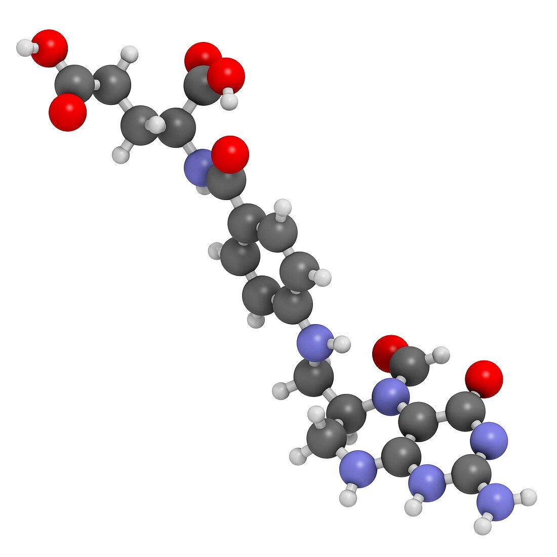 Folinic acid drug molecule