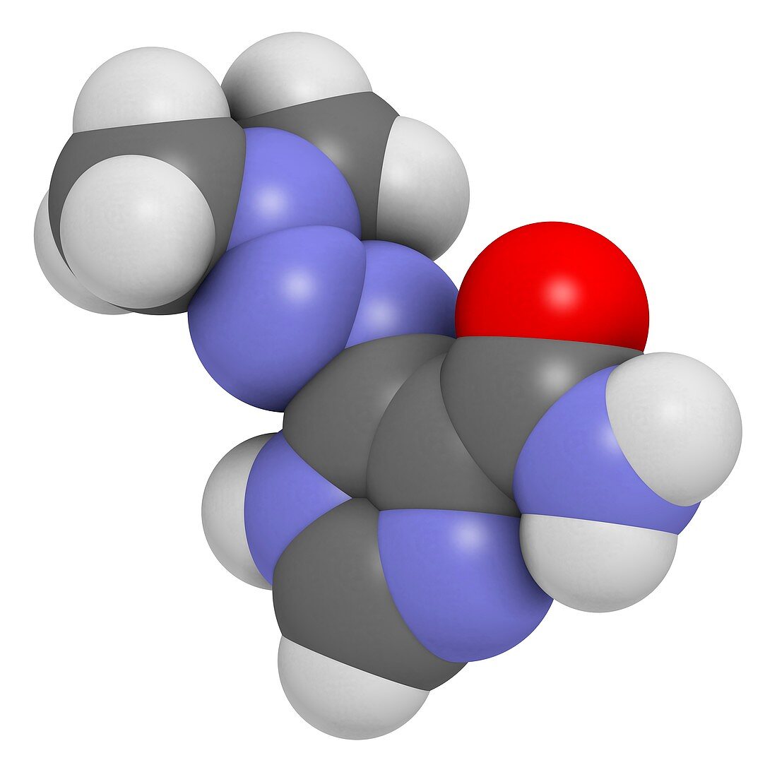 Dacarbazine cancer drug molecule