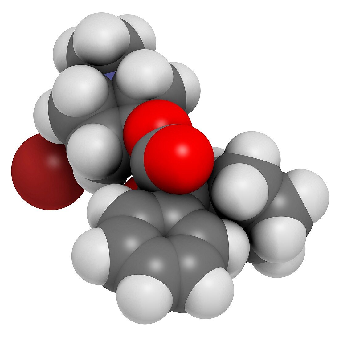 Glycopyrronium bromide COPD drug molecule
