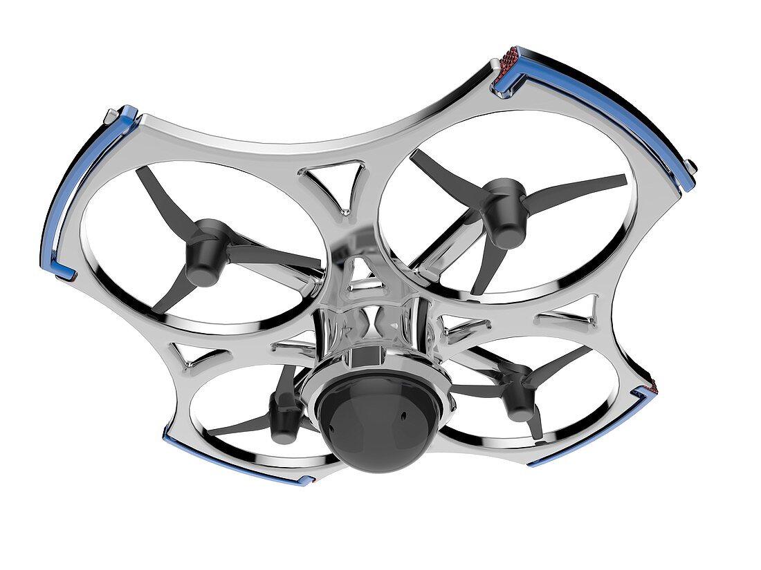 Quadcopter air drone with camera