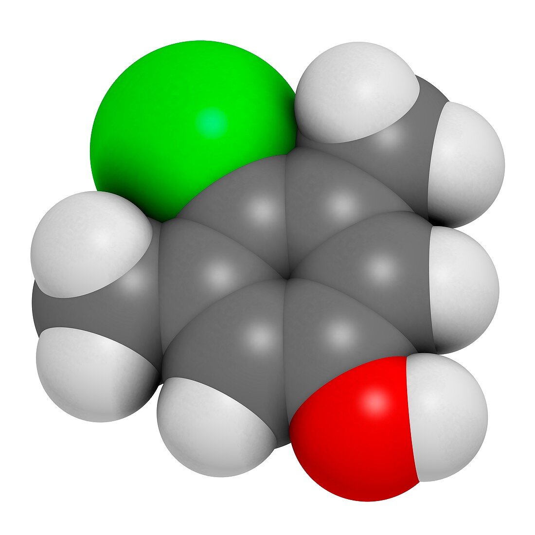 Chloroxylenol antiseptic molecule