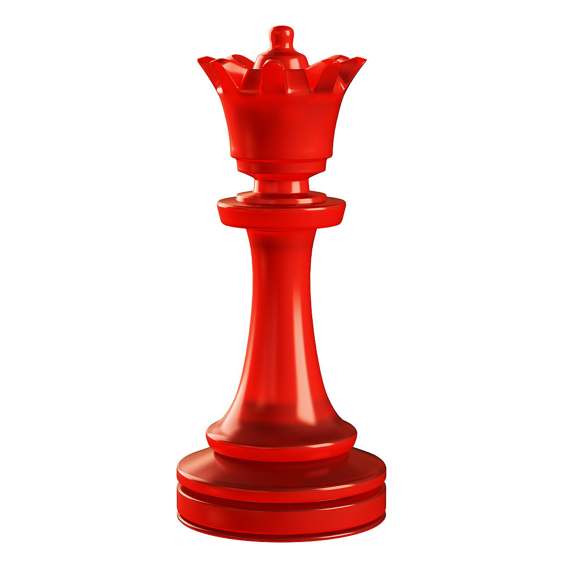 Queen chess piece,illustration