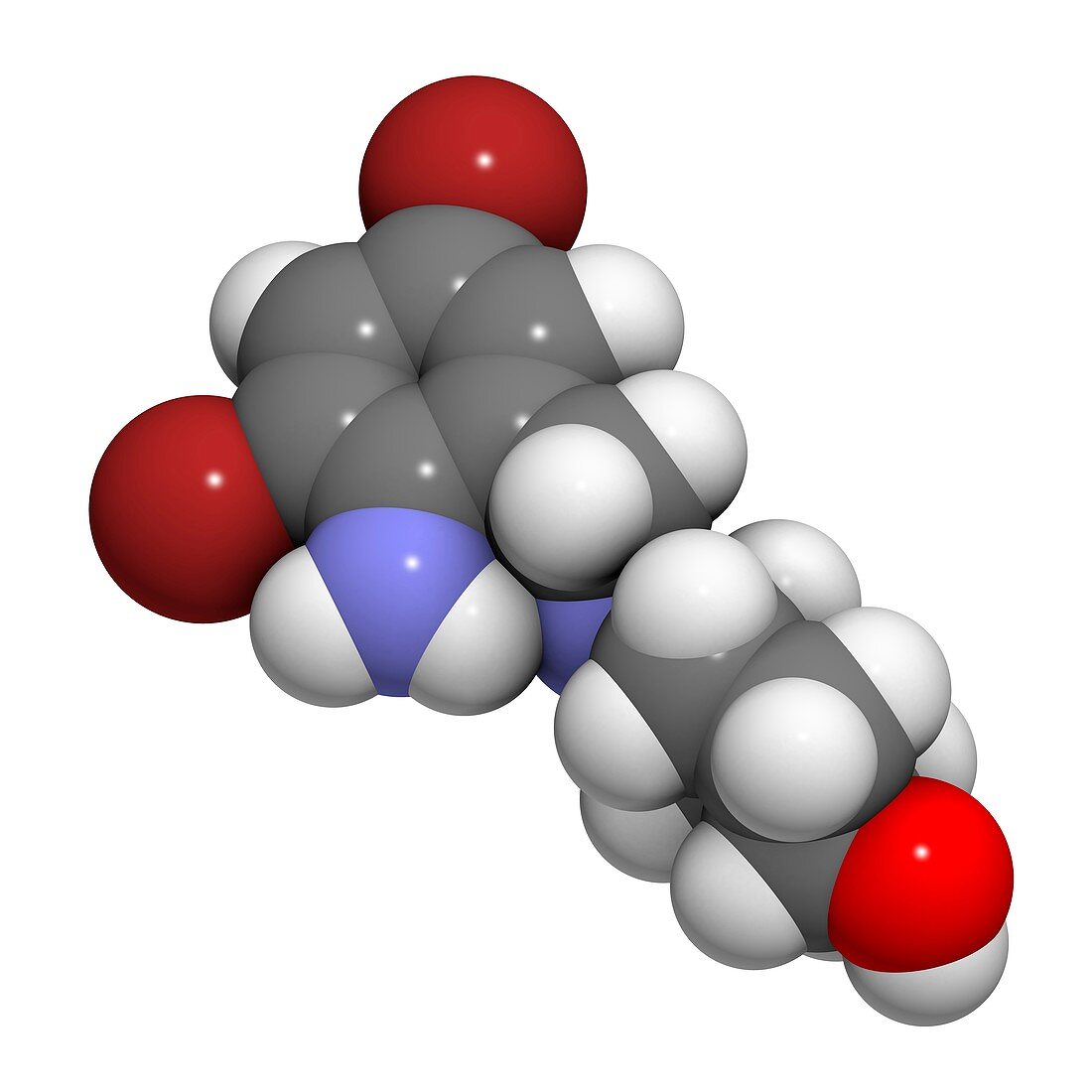 Ambroxol secretolytic drug molecule