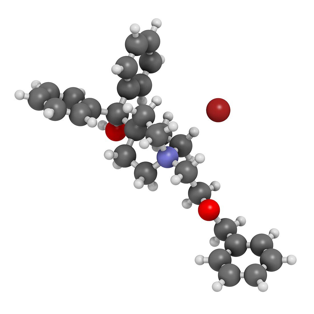 Umeclidinium bromide COPD drug molecule