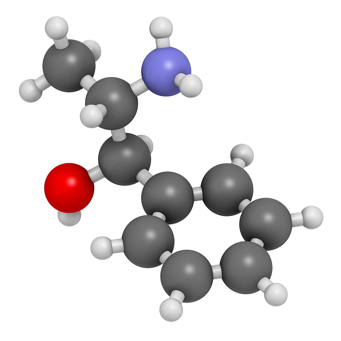 Phenylpropanolamine drug molecule