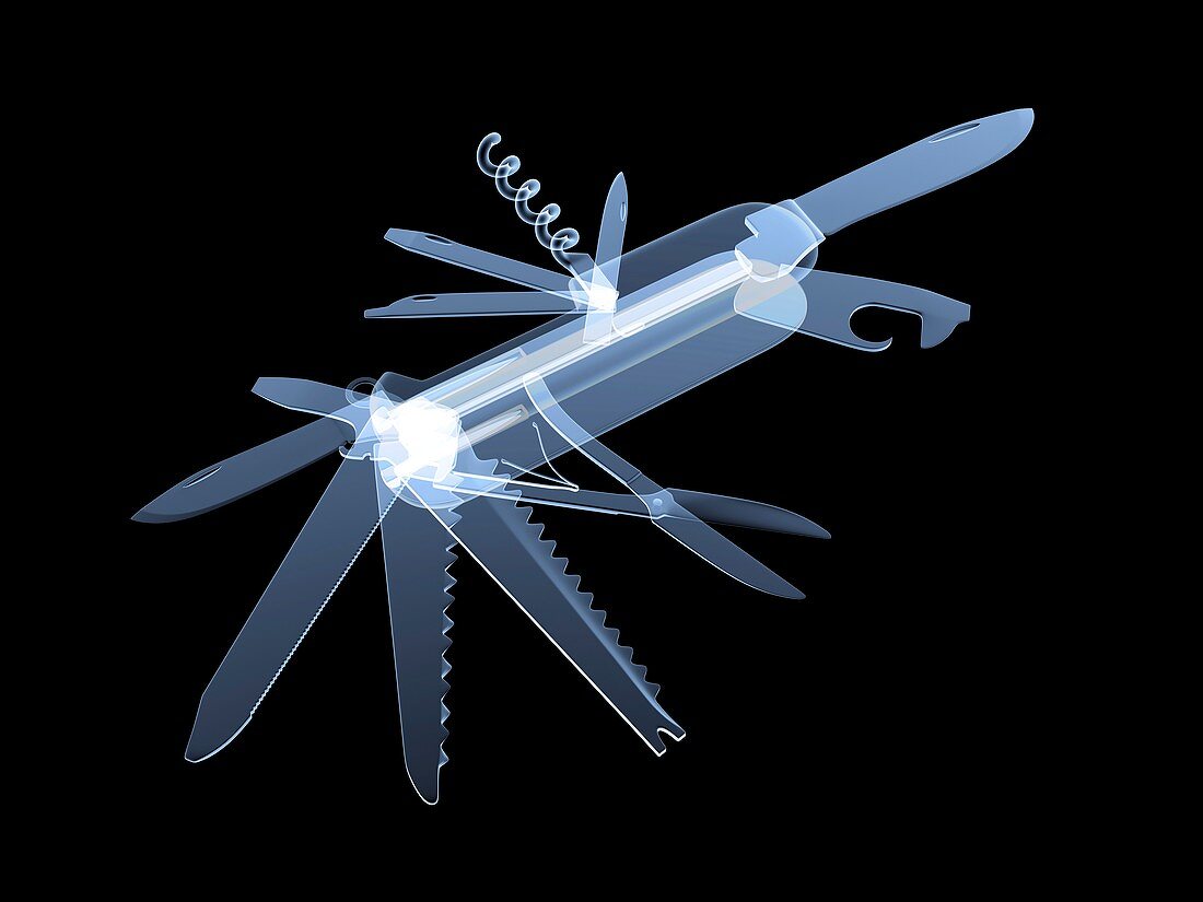 Penknife,X-ray artwork