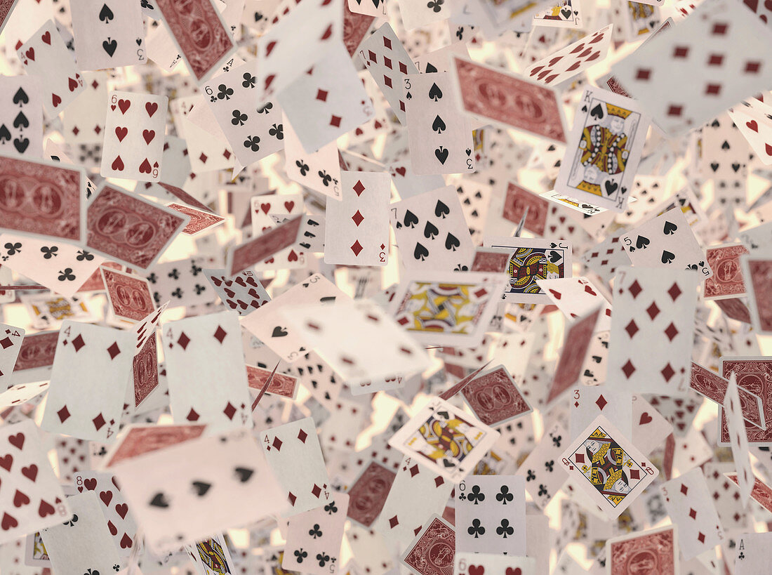 Playing cards,illustration