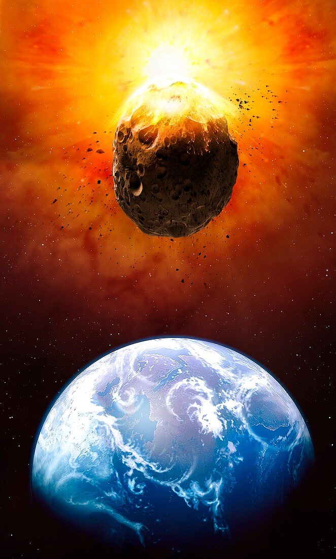 Deflecting a near-Earth Asteroid