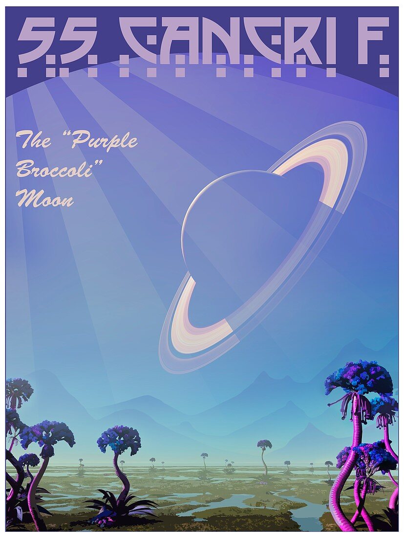 Travel Poster 55 Cancri F