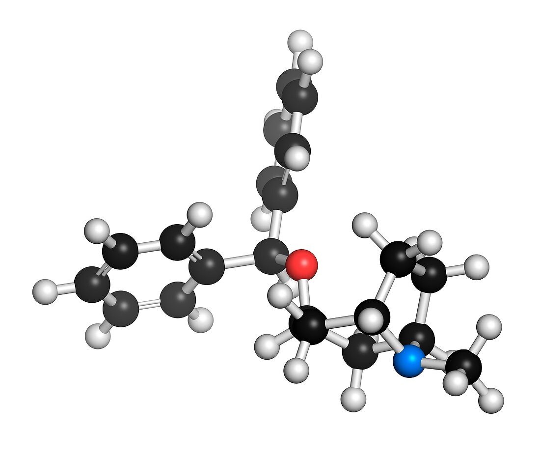 Benzatropine drug molecule