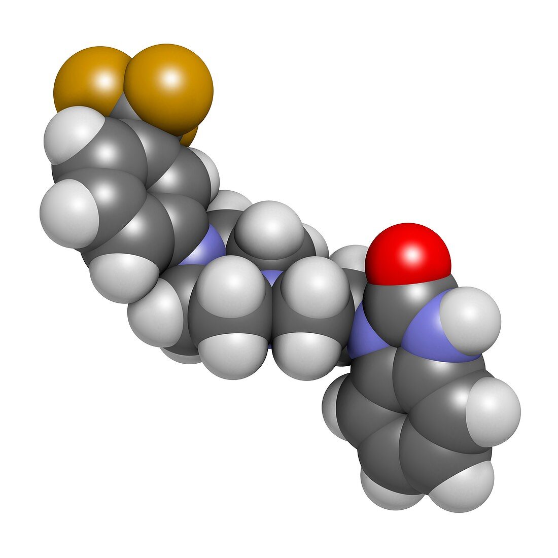 Flibanserin sexual desire drug molecule