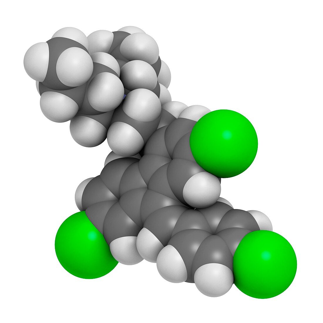 Lumefantrine antimalarial molecule