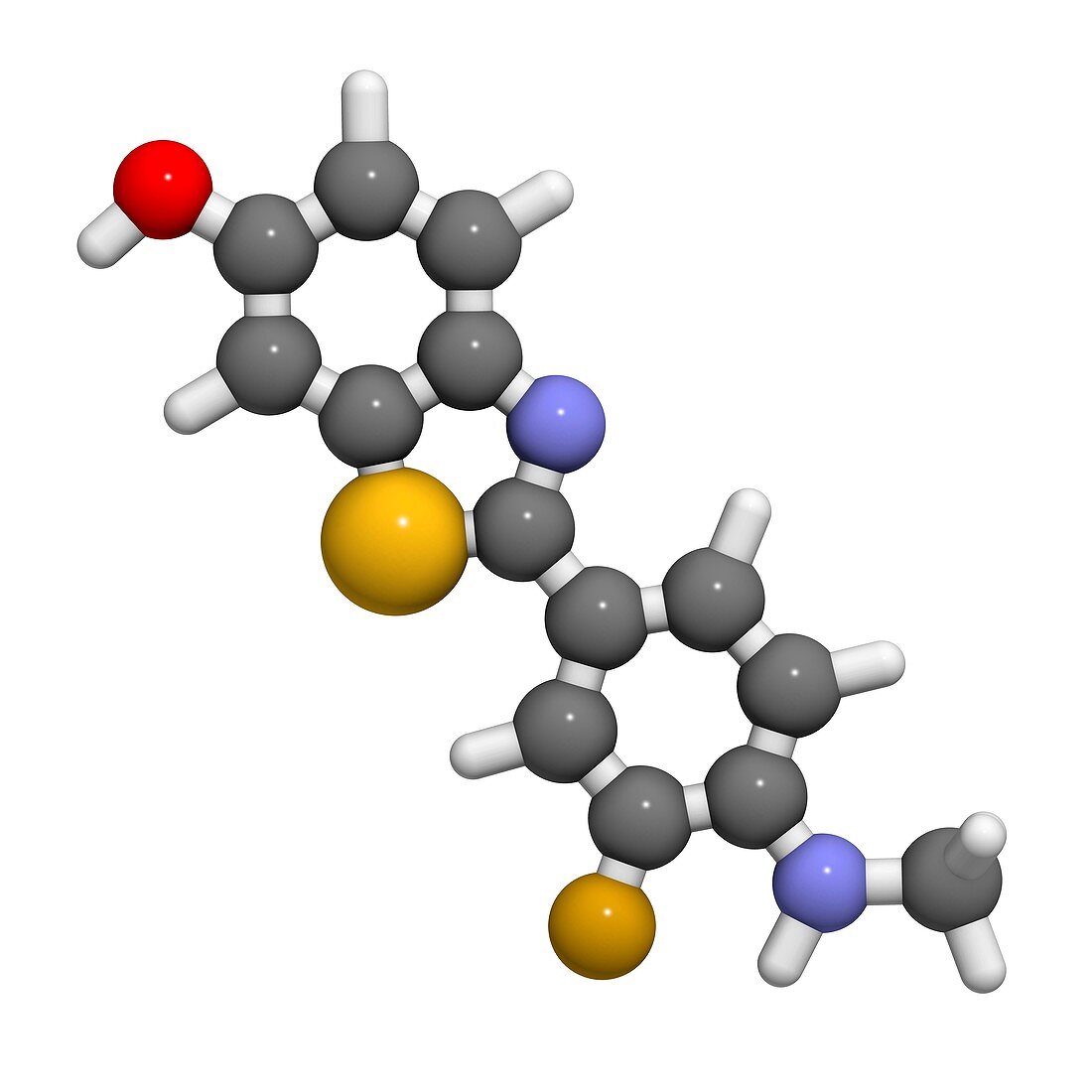 Flutemetamol 18F PET tracer molecule