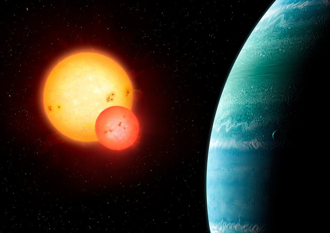 Planet around binary star Kepler-453
