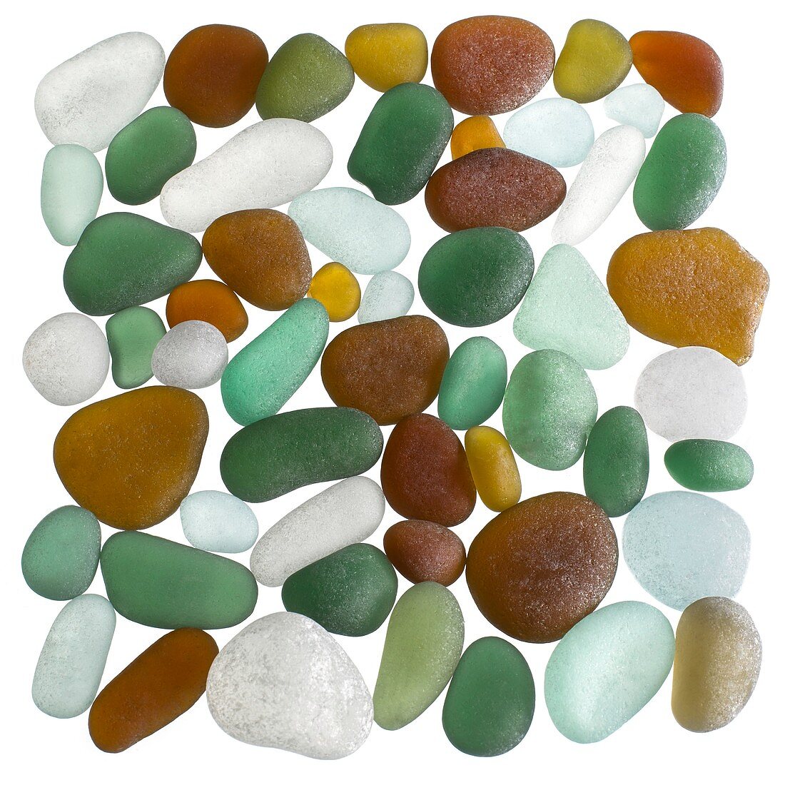 Pieces of sea glass