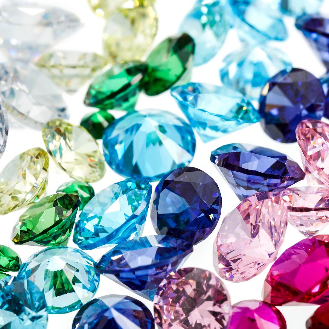 Colourful gemstones