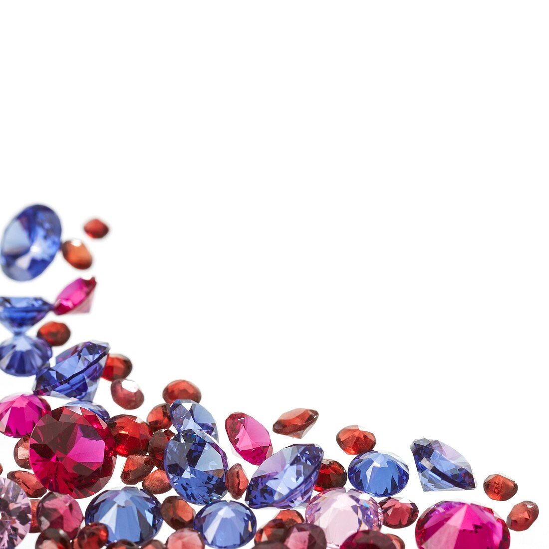 Colourful gemstones