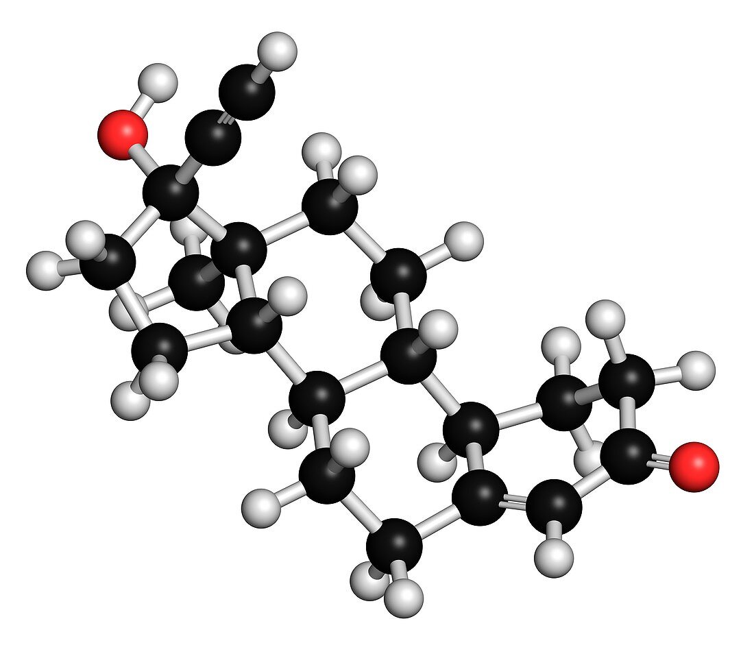 Norethisterone drug molecule