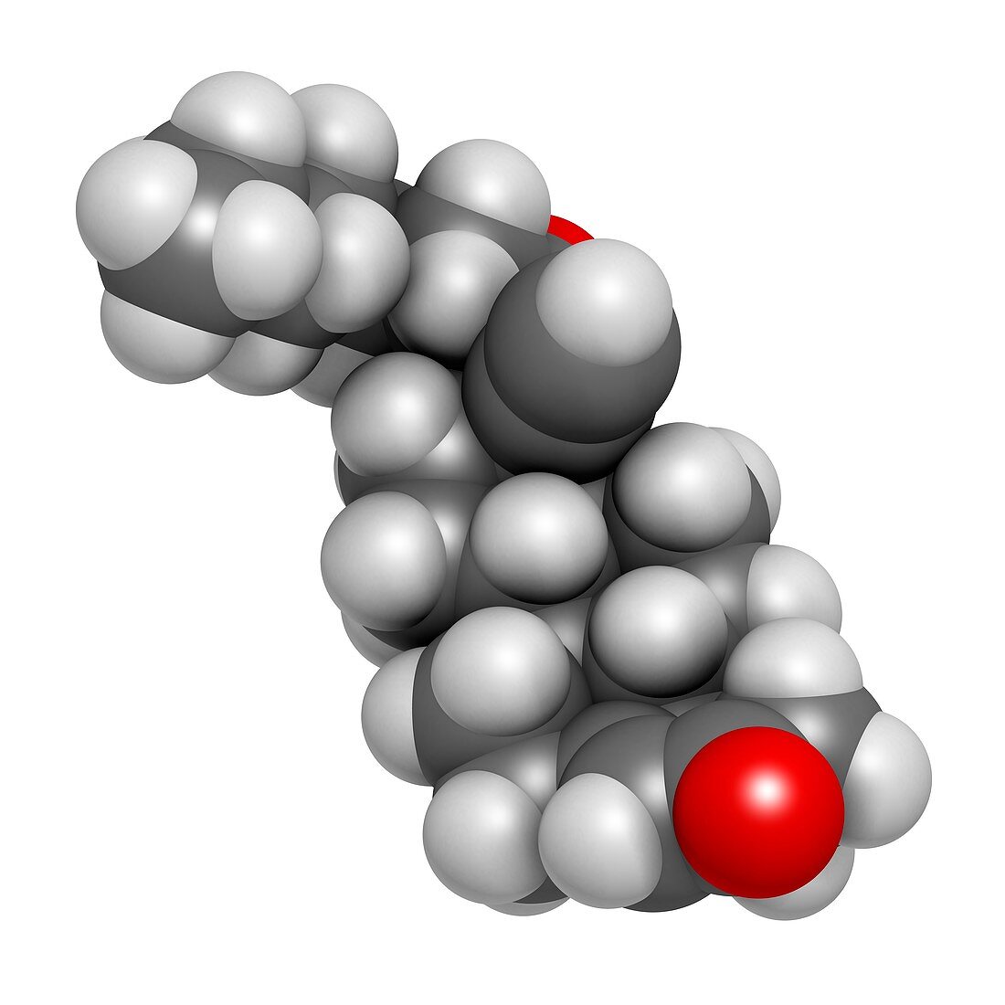Norethisterone enanthate drug molecule