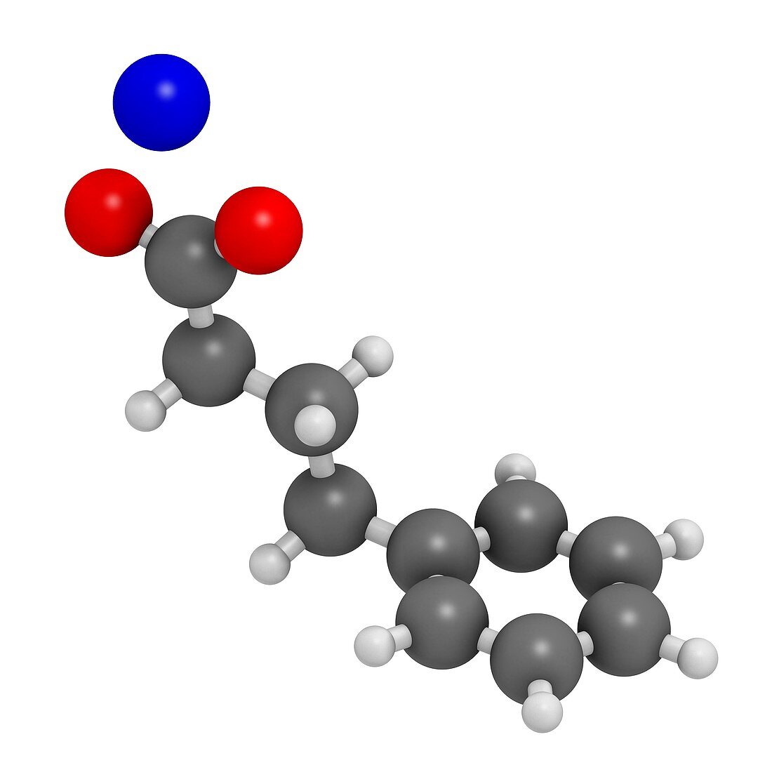 Sodium phenylbutyrate drug molecule