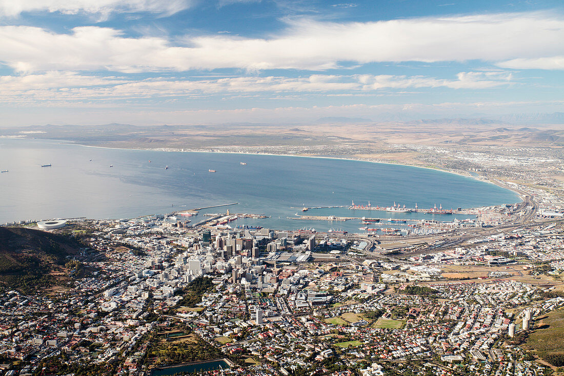 View from Table Mountain,Cape Town