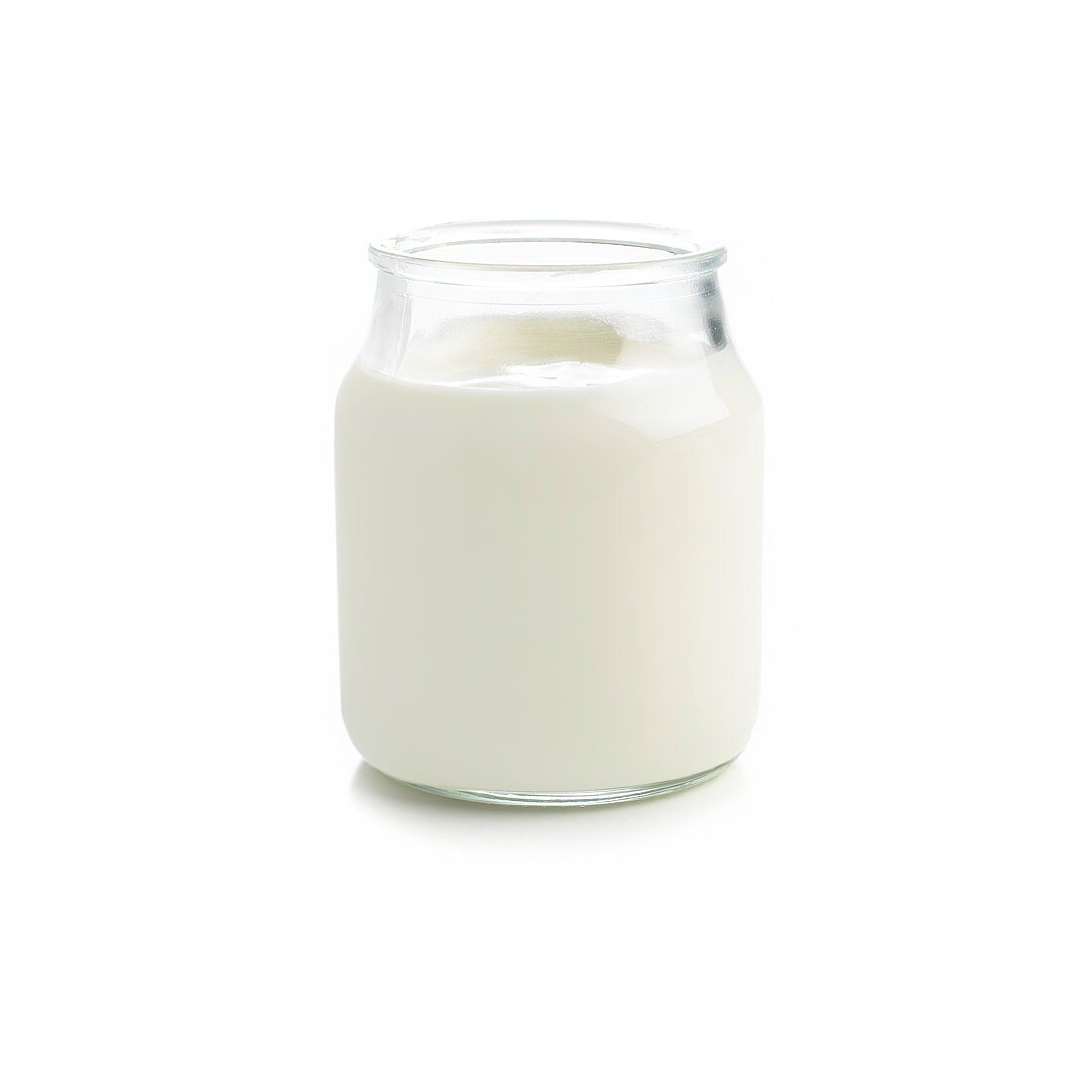 Jar of fresh yoghurt