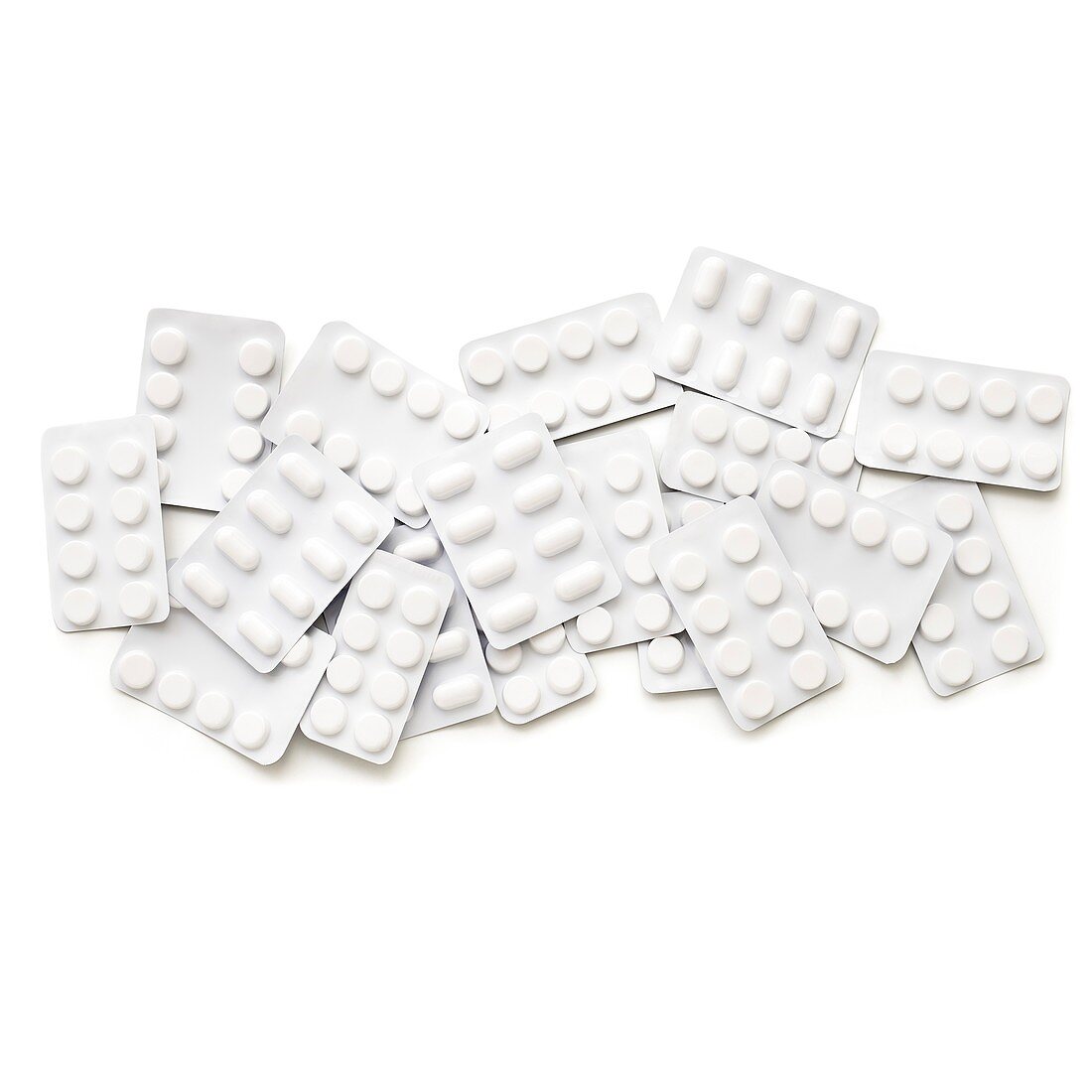 Blister packs of pills