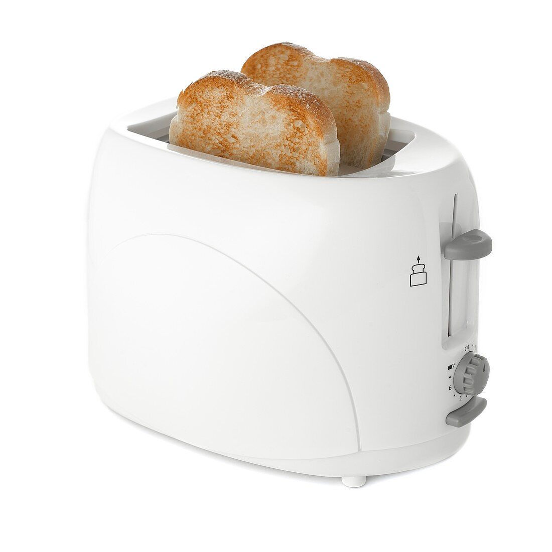 Toaster with toast