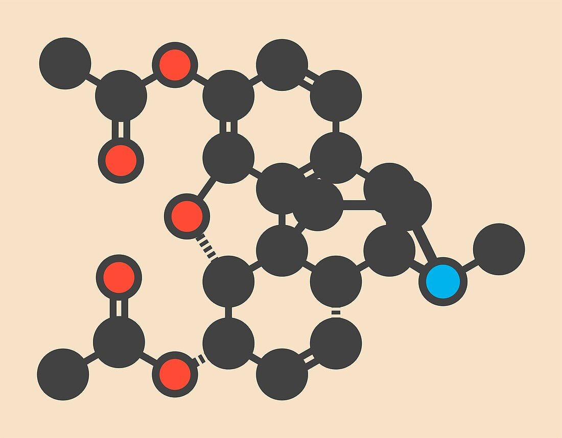 Heroin molecule