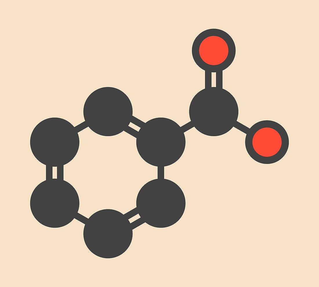 Benzoic acid molecule