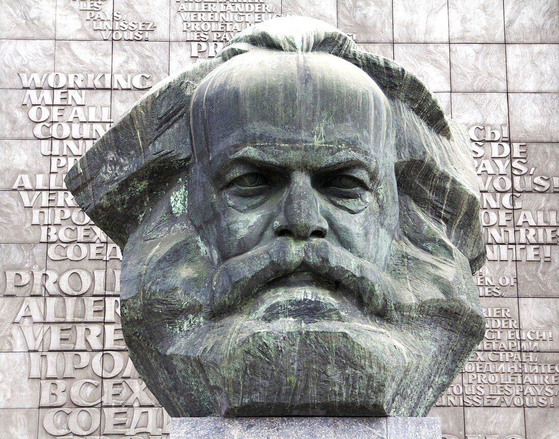 Karl Marx Monument in Chemnitz,Germany