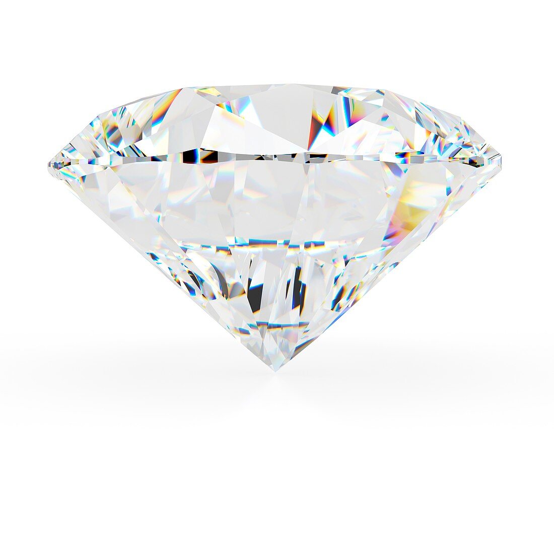 Diamond on white background,Illustration