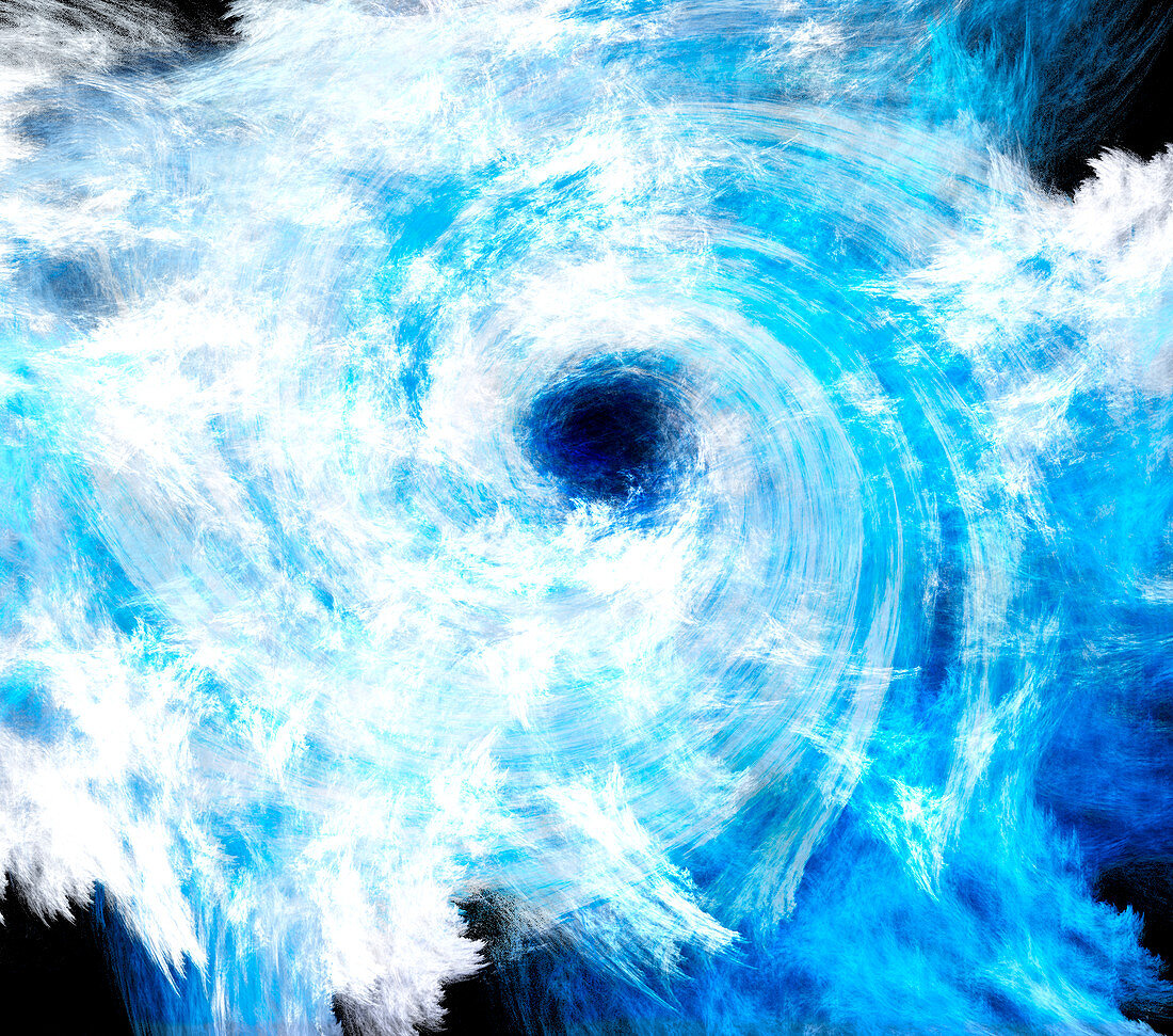 Fractal Cyclone,illustration