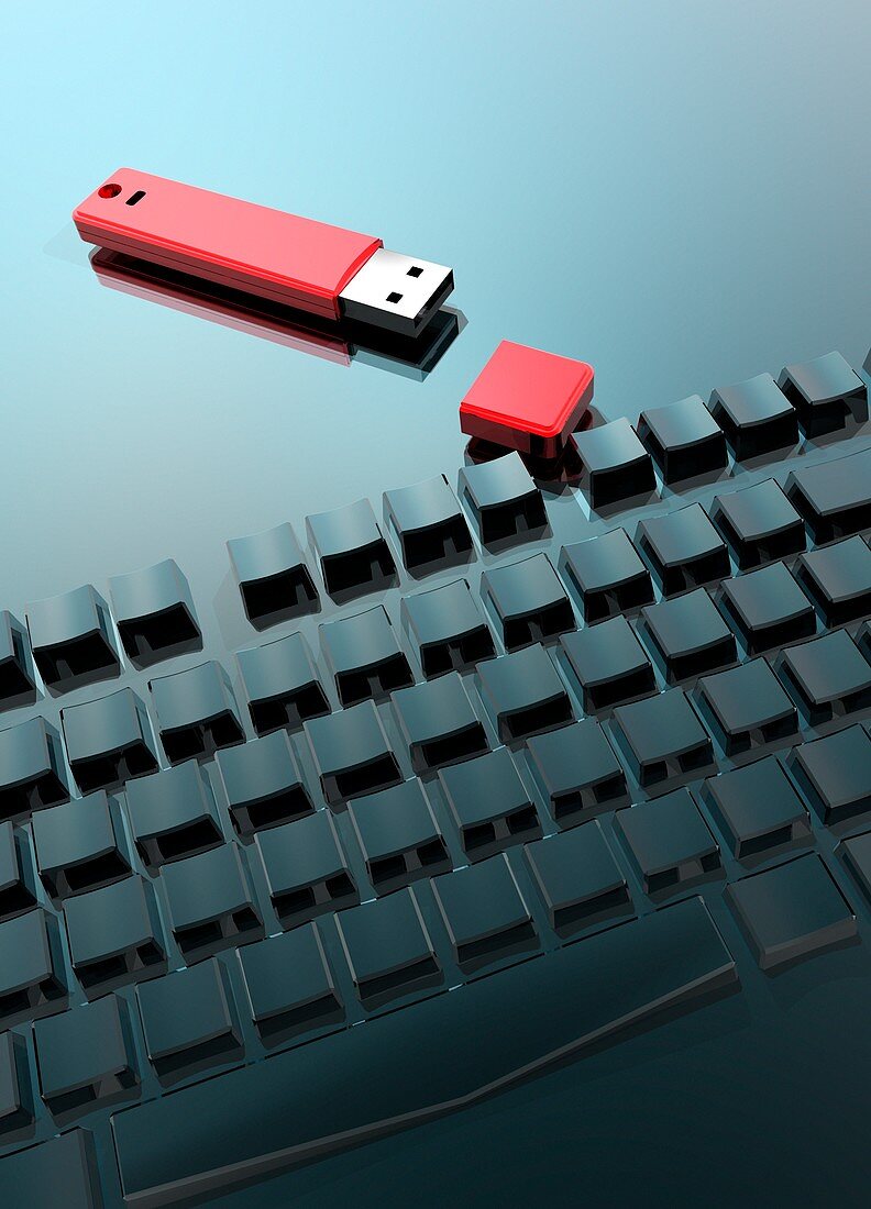 USB and computer keys