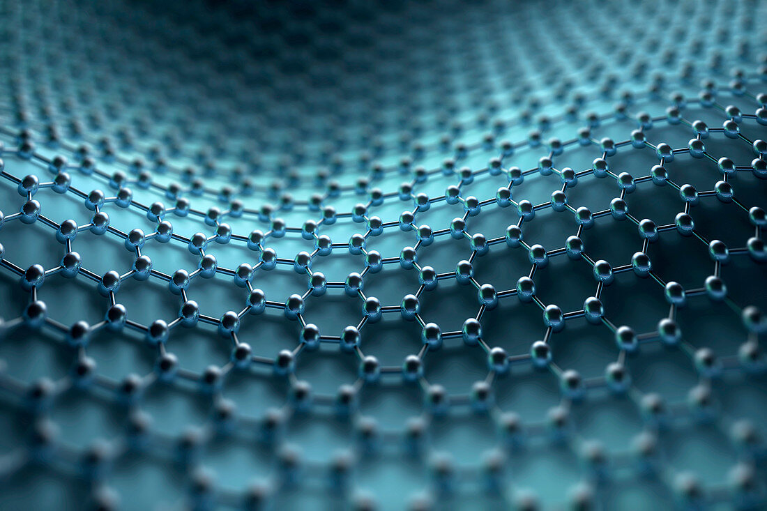 Graphene sheet,illustration