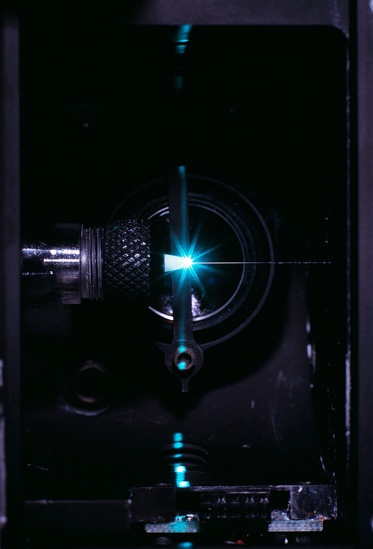 Laser counting cells