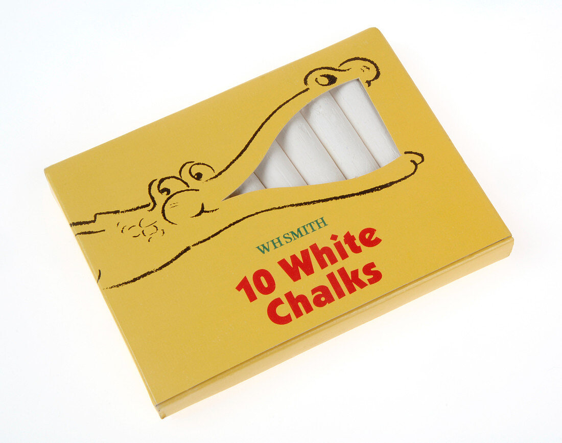 White chalk sticks