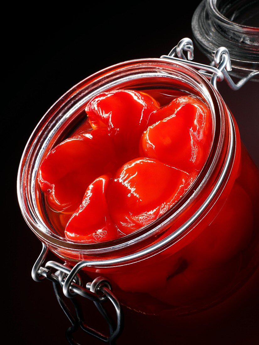 Jar of Piquillo peppers